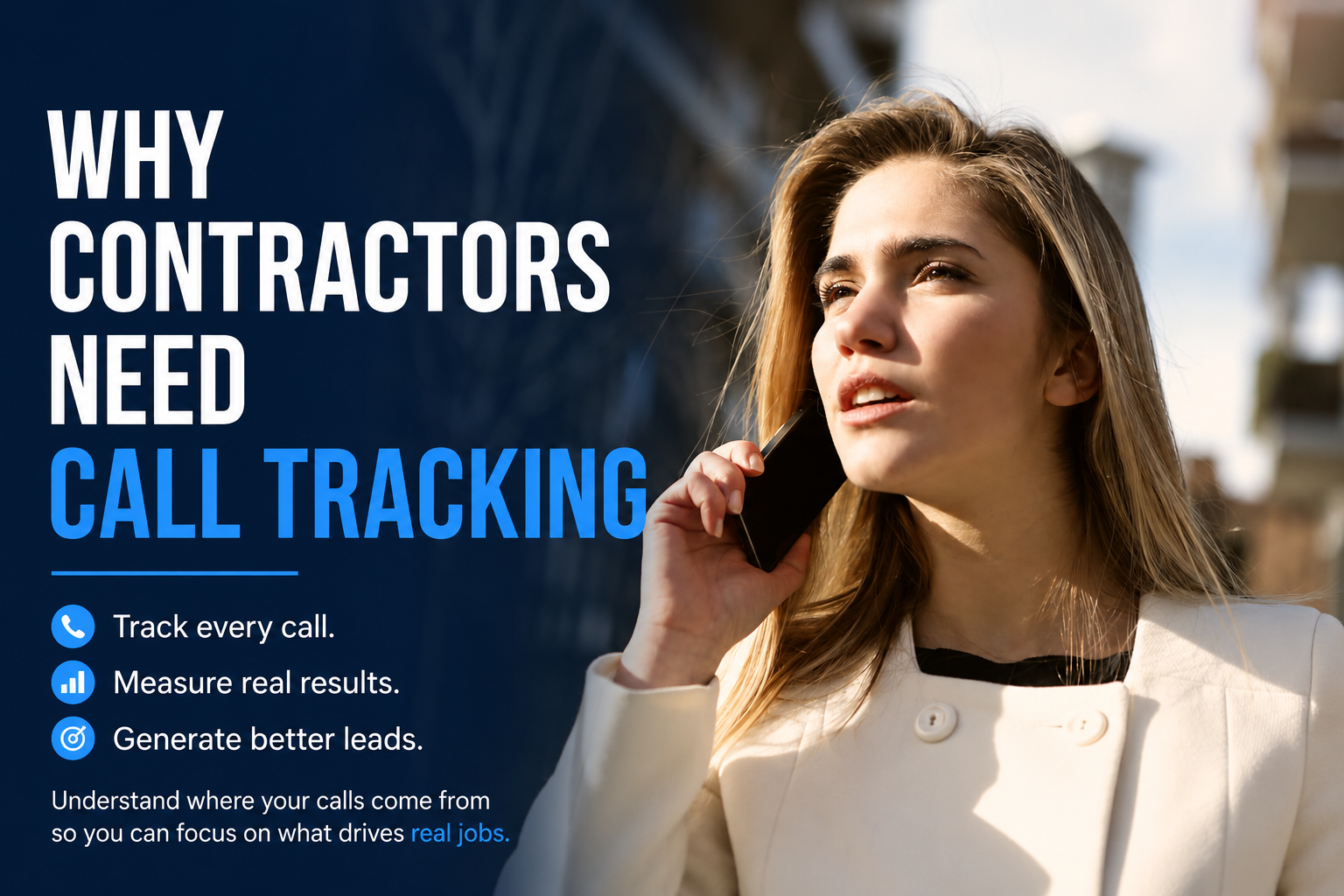 Call tracking for contractors and home improvement leads