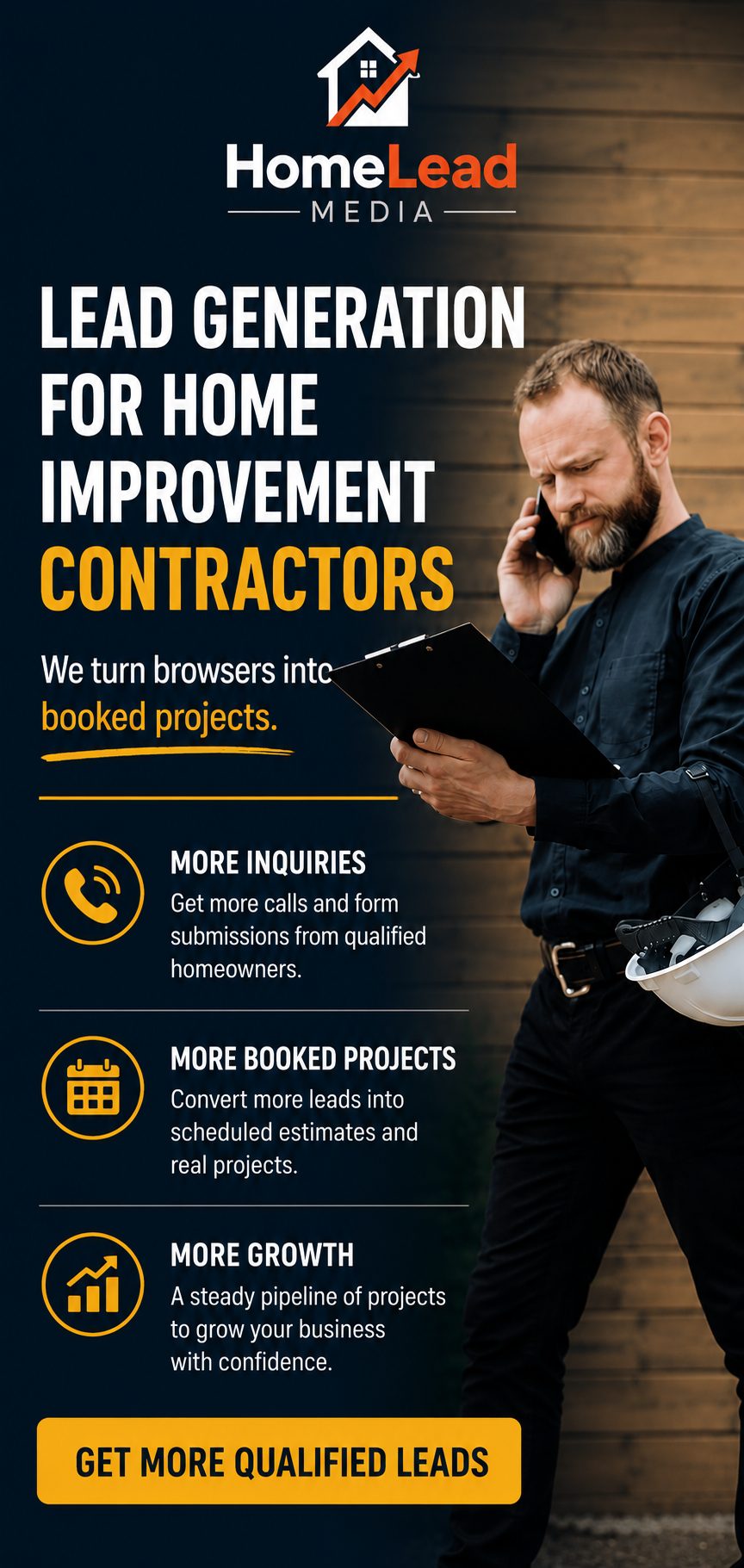 High quality home improvement contractor lead generation